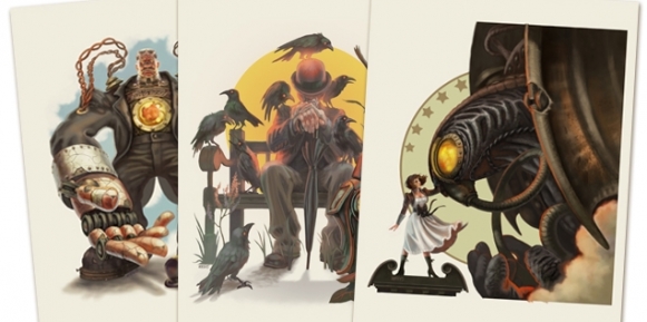 Литографии с персонажами BioShock Infinite