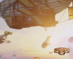 Обои BioShock Infinite Golden Zeppelins